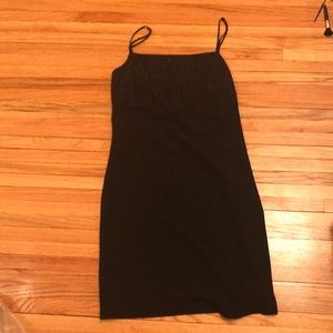 Black mini dress (size 4)